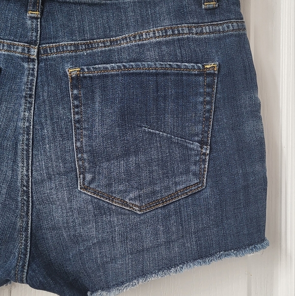 Talula grey-blue high-waisted Jean shorts - Picture 4 of 5